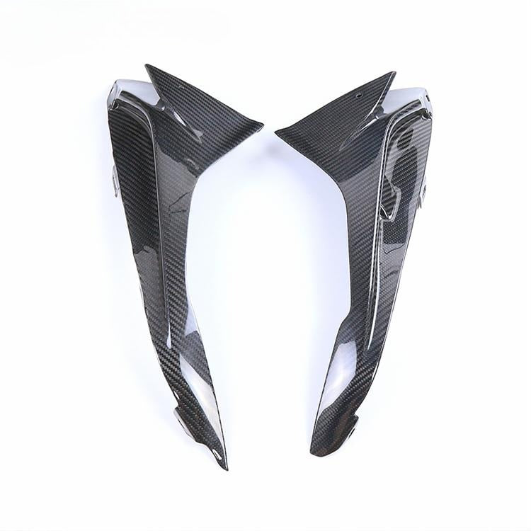 AISKA Twill Wave Dry Carbon Motorcycle Upper Side Fairings Panels Side Covers Cowlings for BMW S1000RR 2015-2018