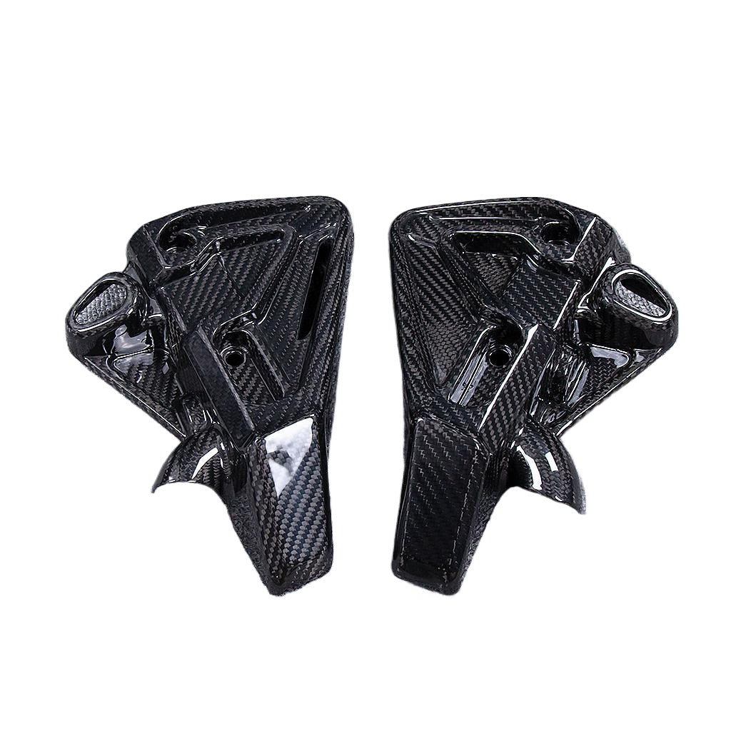 AISKA 100% 3K Dry Carbon Fiber Motorcycle Radiator Grilles Guard Side Covers for Yamaha MT10 FZ10 2016-2021