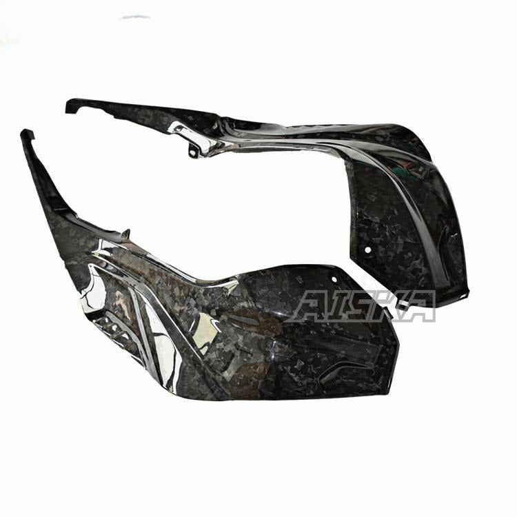 AISKA 100% 3K Carbon Fiber Motorcycle Fully Enclosed Fuel Tank Side Panel Fairing for BMW S1000RR S1000R M1000RR 2019-2025