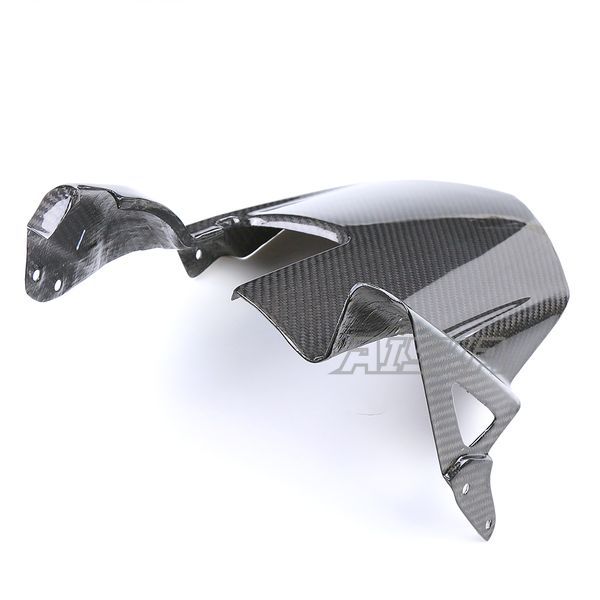 AISKA 3K Dry Carbon Fiber Motorcycle Accessories Rear Fender Hugger Mudguard for Kawasaki Z1000 2014+