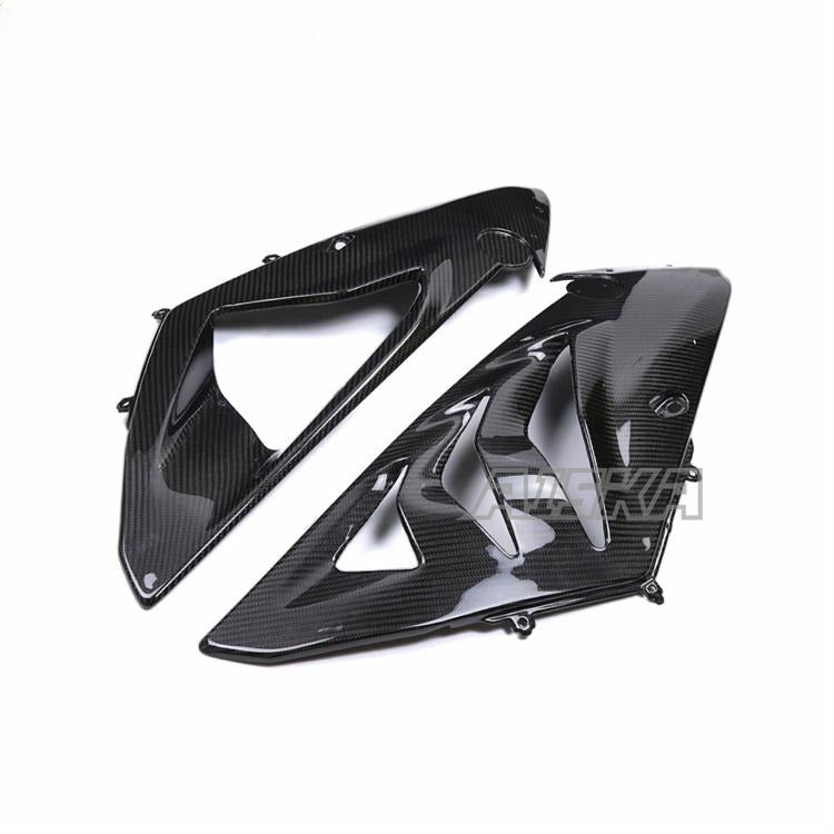 AISKA Pre-preg 3K Twill Weave Carbon Fiber Accessories Motorcycle Fairings Sports Bikes Side Panels for BMW S1000RR 2009-2014
