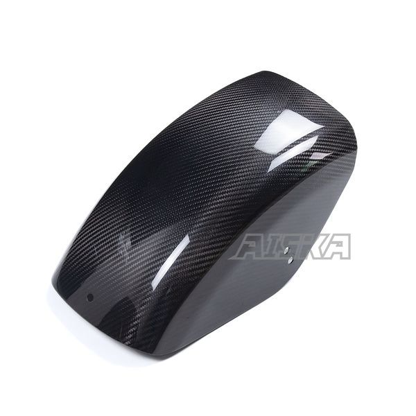 AISKA Dry Carbon Fiber Retro Motorcycle Short Rear Fender Hugger for Harley Davidson Sportser 883 1200 X48 72 Bobber Chopper