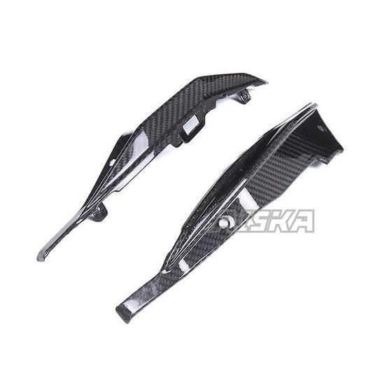 AISKA 3K Dry Carbon Fiber Motorcycle Rear Seat Side Panel Cover Fairing for Kawasaki Ninja ZX-4R ZX-4RR ZX25R 2020-2024