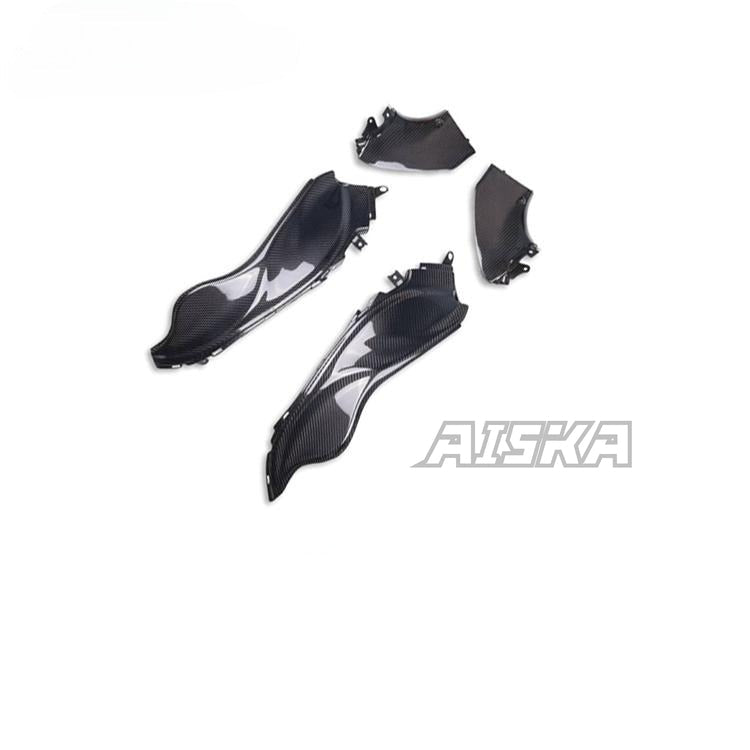 AISKA Motorcycle 100% Real 3K Carbon Fiber Tank Side Cover Trim Fairing for Suzuki GSX1300 R Hayabusa 2008-2020