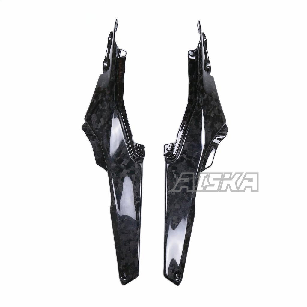 AISKA R7 Carbon Fiber Tank Side Panels Motorcycle Carbon Tank Side Seat Side Panel Cover Fairings for Yamaha R7 2022 2023 2024