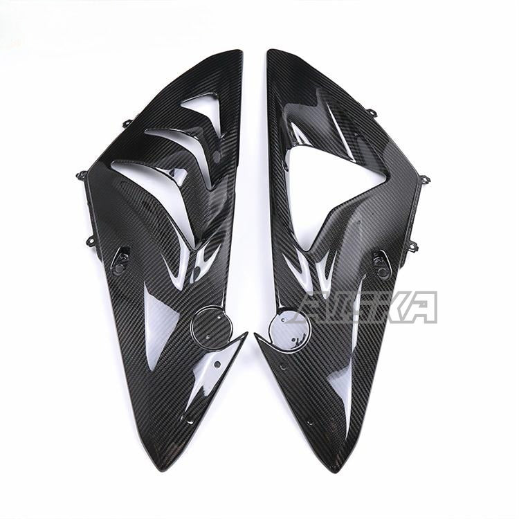 AISKA Pre-preg 3K Twill Weave Carbon Fiber Accessories Motorcycle Fairings Sports Bikes Side Panels for BMW S1000RR 2009-2014