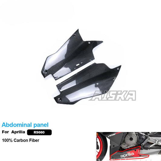 AISKA 2021-2024 Full Carbon Fiber Motorcycle Body Kit Modified Accessories Belly Pan Fairings for Aprilia RS660 2021+