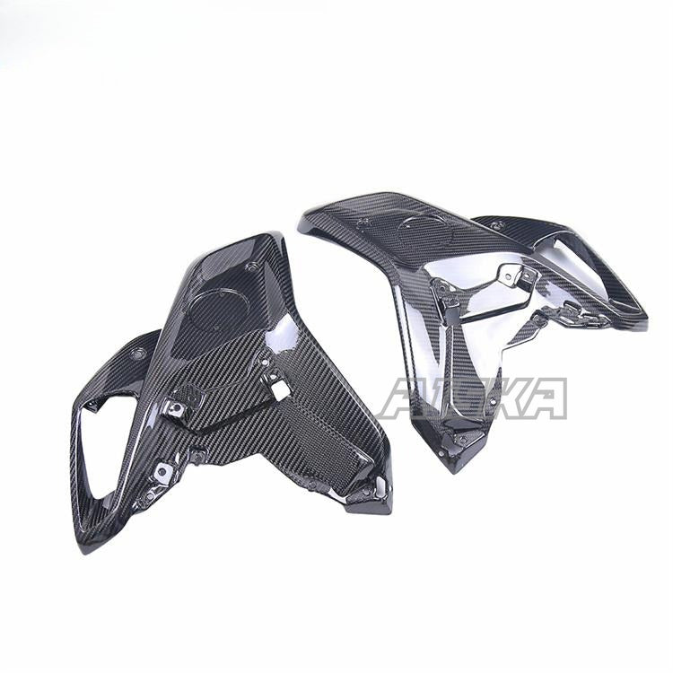 AISKA 100% 3K Full Dry Carbon Fiber Motorcycle Tank Lower Side Panels Fairing Kit for BMW R1200GS 2020+