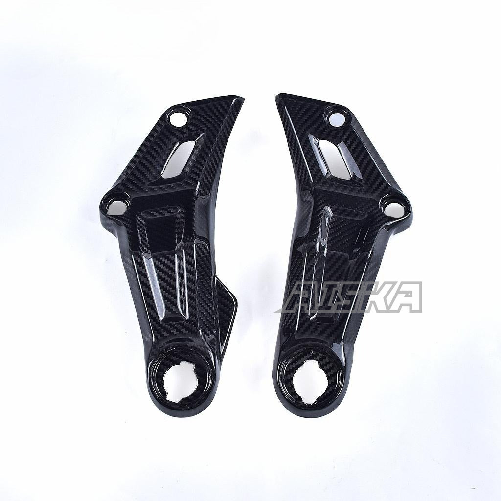 AISKA 100% Dry Carbon Fiber Motorcycle Engine Panel Trim Carbon Fiber Frame Covers for Yamaha MT07 MT-07 FZ07 FZ-07 2014-2022