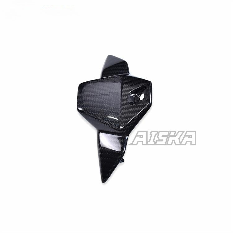 AISKA 100% 3K Full Carbon Fiber Twill Weave Motorcycle Headlamp Small Cover Headlight Upper Fairing for BMW S1000R 2021-2024