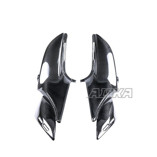 AISKA 3K Dry Carbon Fiber Motorcycle Fuel Tank Side Panels Cover Fairing Kits Cover Protector for Kawasaki Z900RS 2018-2024