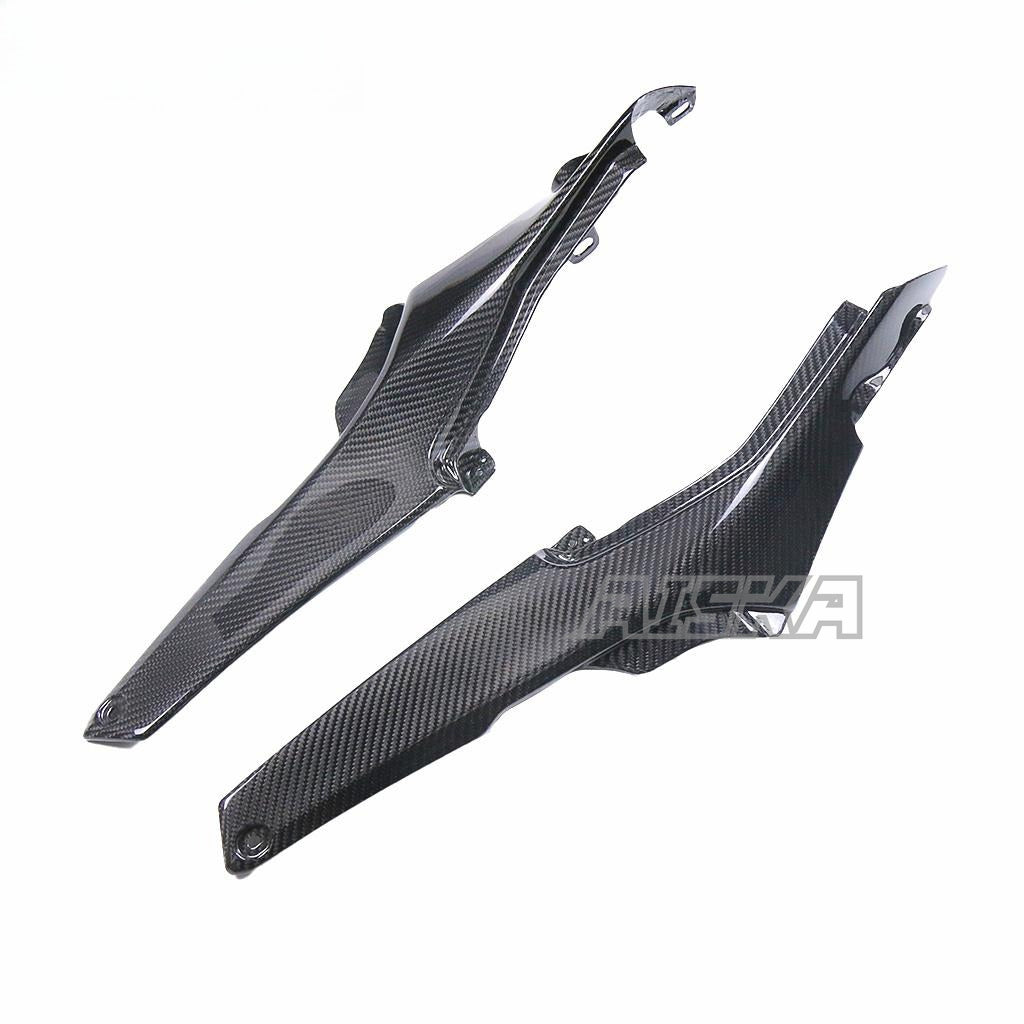 AISKA R7 Carbon Fiber Tank Side Panels Motorcycle Carbon Tank Side Seat Side Panel Cover Fairings for Yamaha R7 2022 2023 2024