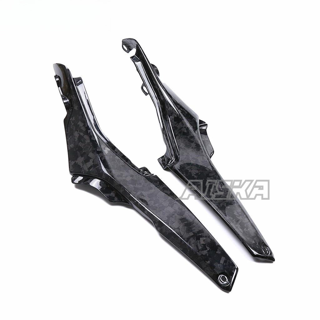 AISKA R7 Carbon Fiber Tank Side Panels Motorcycle Carbon Tank Side Seat Side Panel Cover Fairings for Yamaha R7 2022 2023 2024