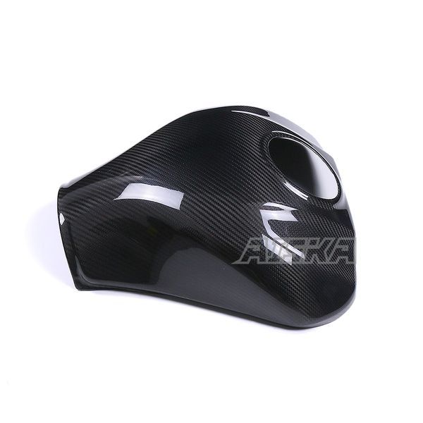 AISKA 3K Dry Carbon Fiber Motorcycle Fuel Gas Tank Cover Protector Fairing for Kawasaki Ninja ZX10R ZX-10R 2021 2022 2023 2024