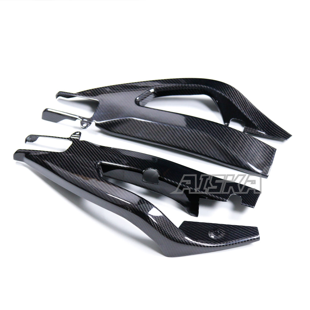 AISKA Real Prepreg Dry Carbon Fiber Swingarm Covers for Suzuki GSXR 1000 GSXR1000R GSXR1000RR 2017-2025