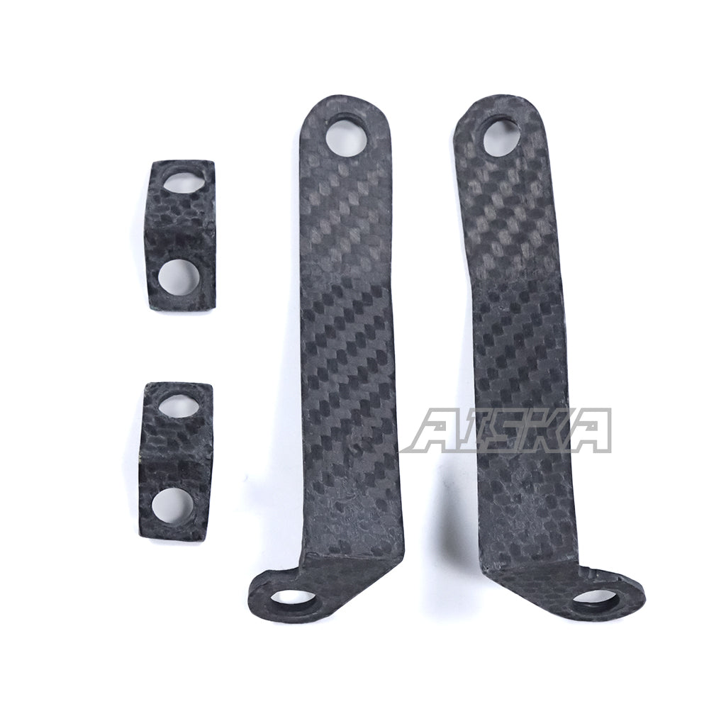 AISKA New 100% 3K Full Dry Carbon Fiber Motorcycle Brake Caliper Cooler Air Duct for Ducati Panigale V4 V4S 2018-2025