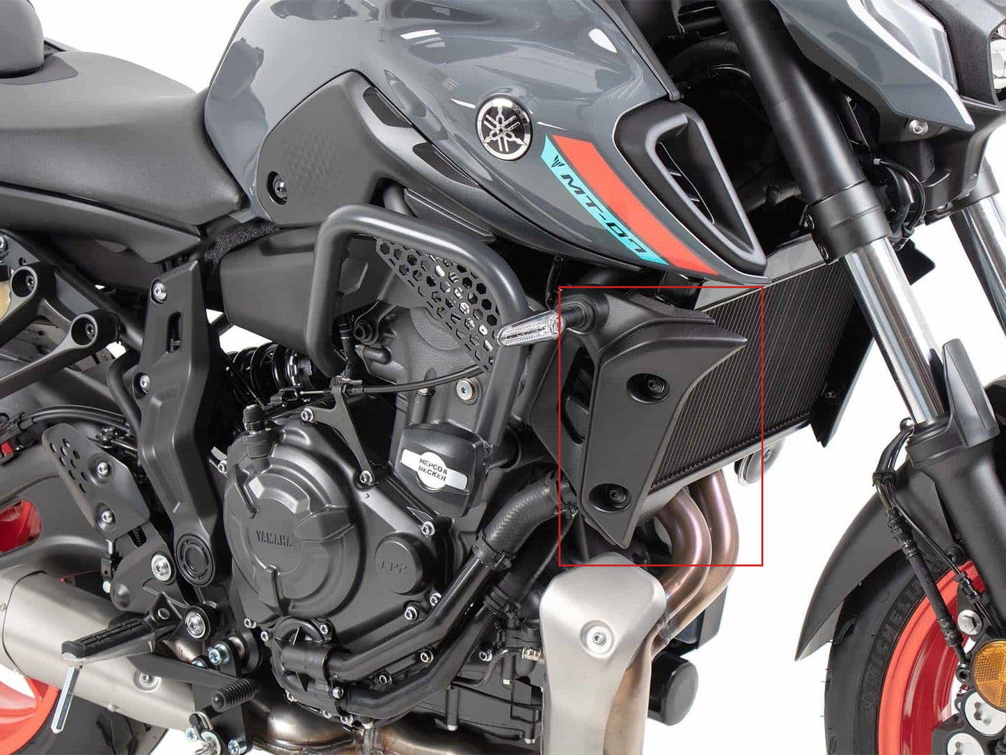 AISKA Motorcycle Carbon Fiber Front Side Radiator Cover Fairing Radiator Guards for Yamaha MT07 MT-07 FZ07 FZ-07 2014-2017