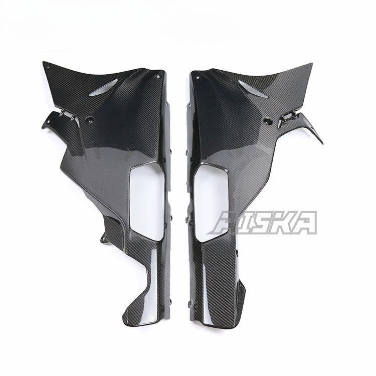AISKA 100% 3K Full Carbon Fiber Twill Weave Glossy Motorcycle Lower Side Fairings for BMW S1000RR 2015-2018