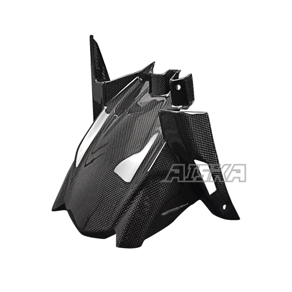 AISKA 100% 3K Dry Carbon Fiber Motorcycle Accessories Rear Fender Hugger Mudguard Fairing for Kawasaki Ninja 650 2014-2024