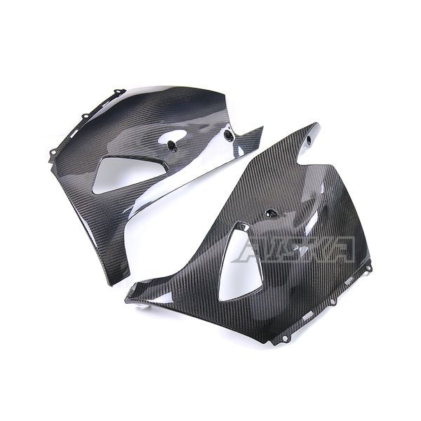 AISKA 3K Dry Carbon Fiber Motorcycle Lower Bottom Oil Belly Pan Fairing for Kawasaki Ninja ZX-14R ZZR1400 2013 2014 2015