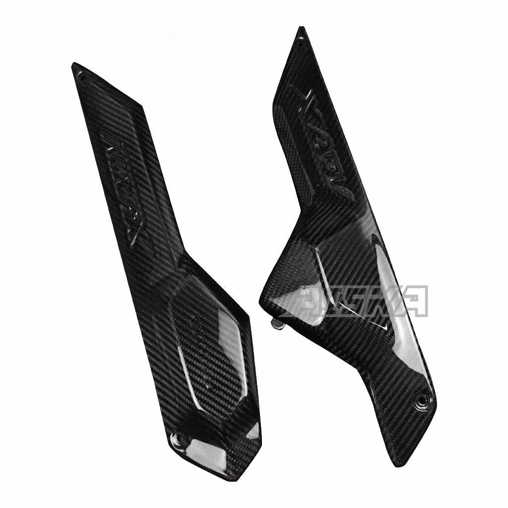 AISKA 3K Full Dry Carbon Fiber Motorcycle Accessories Footrest Side Panels Side Trim Covers for Honda XADV 750 2017 2018 2019
