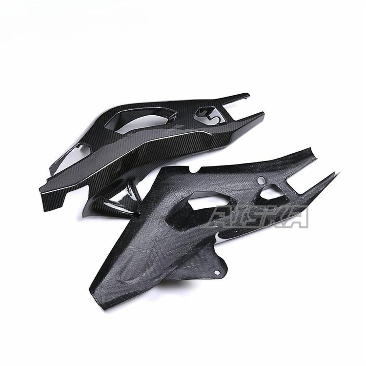 AISKA Wholesale 100% Dry Carbon Fiber Motorcycle Fairings Rear Swingarm Covers for BMW S1000XR 2020-2024