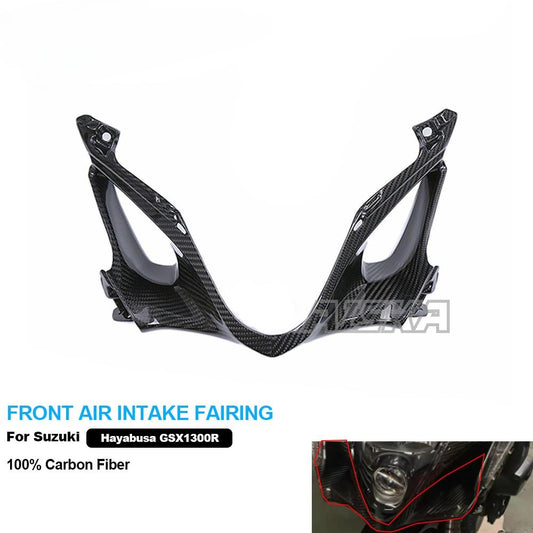 AISKA100% Dry Carbon Fiber Motorcycle Accessories Front Nose Fairing Air Intake Cover Cowling for Suzuki hayabusa GSX1300R 2021-2025
