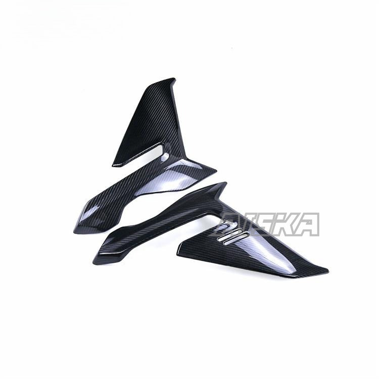 AISKA 100% 3K Full Carbon Fiber Twill Weave Motorcycle Lower Air-guide Side Panels for BMW S1000R M1000R 2021-2025