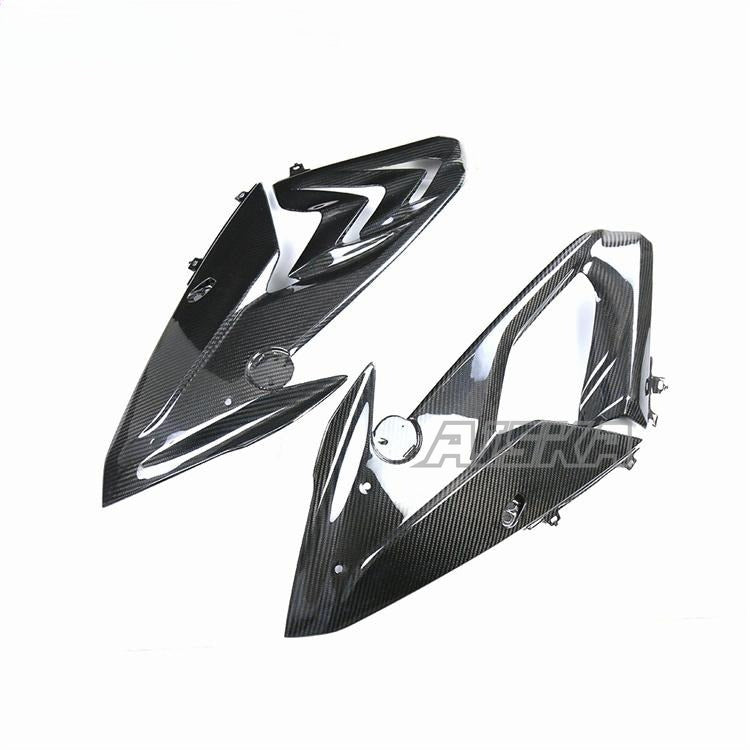 AISKA Twill Weave Pre-preg 3K 3*3 High Quality Paint Job Motorcycle Carbon Fiber Side Fairing Panels for BMW S1000RR 2015-2018