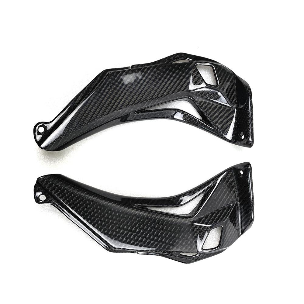 AISKA 3K Dry Carbon Fiber Motorcycle Accessories Front Fairing Inner Dash Panel Side Covers for Kawasaki ZX10R ZX-10R 2016-2020