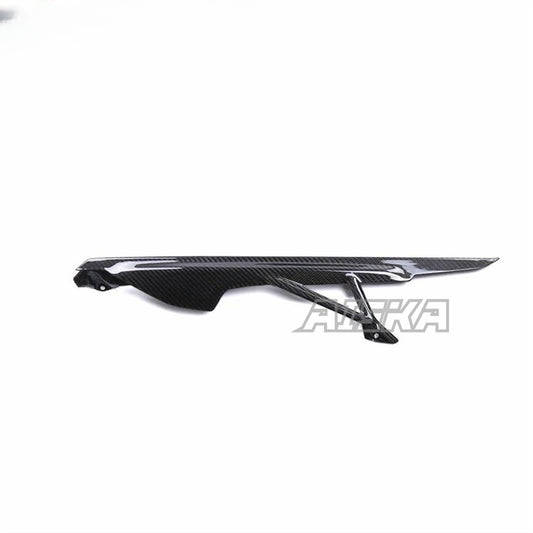 AISKA 100% 3K Dry Carbon Fiber Motorcycle Carbon Fiber Rear Chain Guard Cover Protector for BMW S1000RR 2019-2022