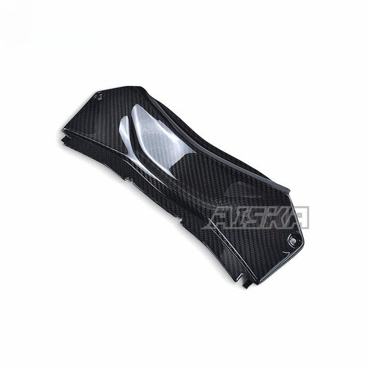 AISKA Motorcycle Carbon Rear Seat Cover Full Carbon Fiber Tail Seat Central Cover Fairing Kit for Yamaha R3 2022 2023 2024
