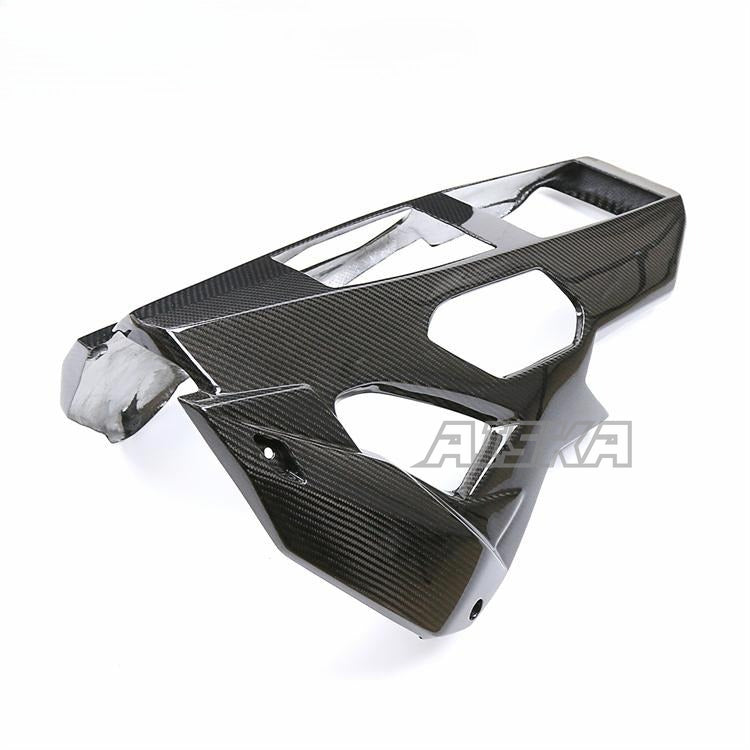 AISKA 3K Carbon Fiber Motorcycle Accessories Bellypan Lower Bottom Belly Pan Panel Cowl Fairing for BMW S1000R M1000R 2021-2025