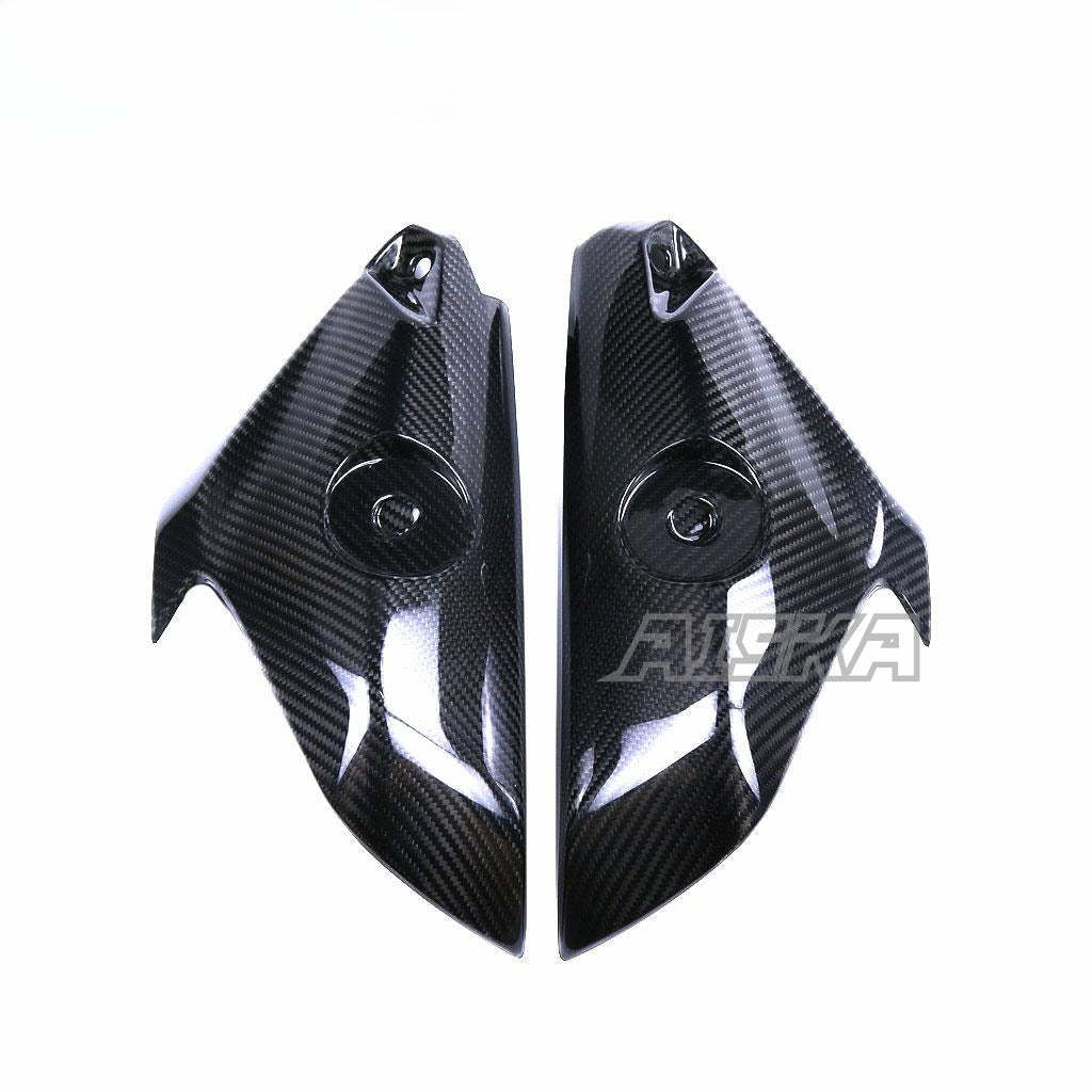 AISKA Dry Carbon Fiber Motorcycle Fuel Tank Side Fairing Front Upper Side Panel Cover Trim Guard for Honda CBR1000RR 2017-2024