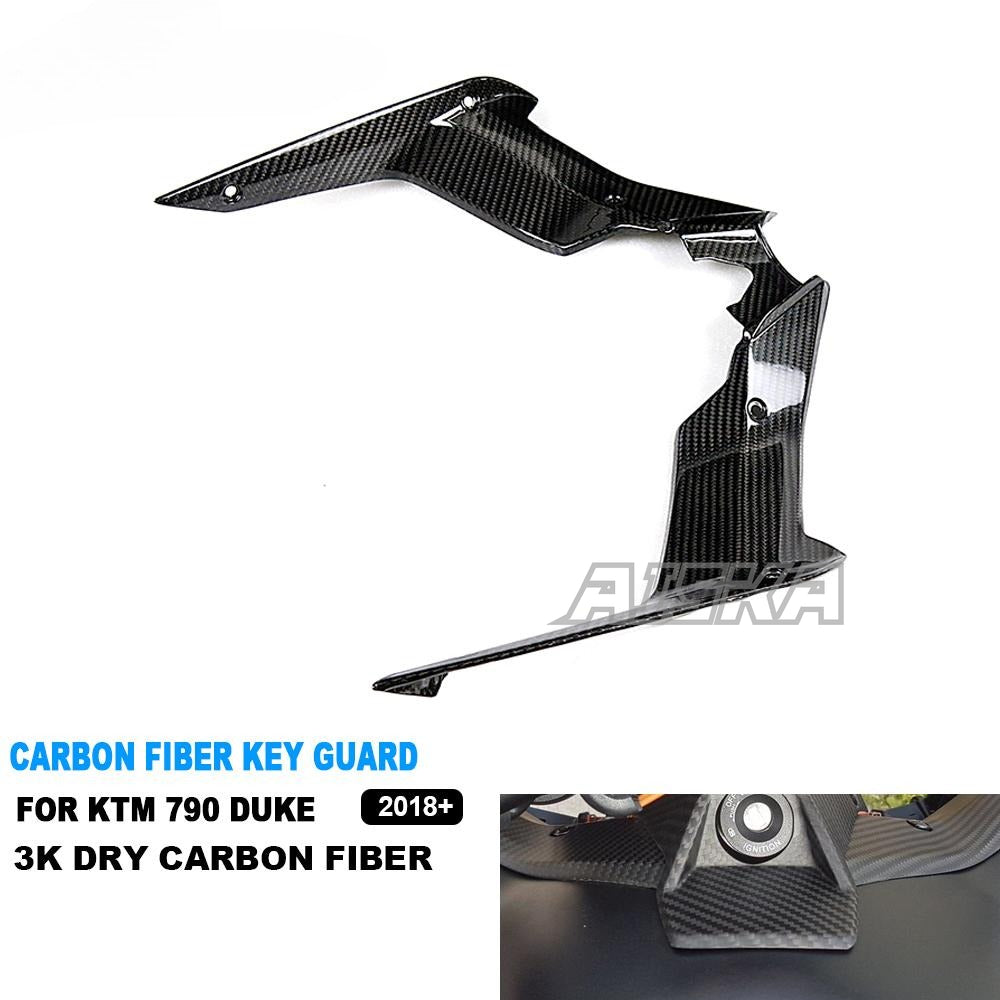 AISKA 790 890 Duke 3K Dry Carbon Fiber Motorcycle Fuel Tank Side Panel Front Side Fairing for KTM 790 890 Duke 2018-2024