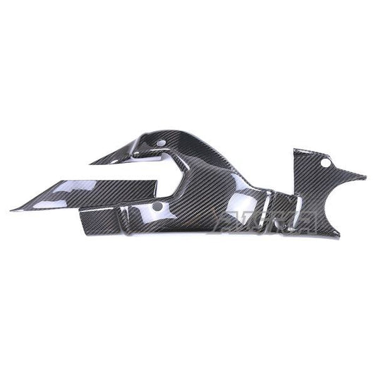 AISKA Full 3K Dry Carbon Fiber Motorcycle Swing Arm Guard Protector Fairing Swingarm Cover for Kawasaki Ninja H2 H2R 2015-2024
