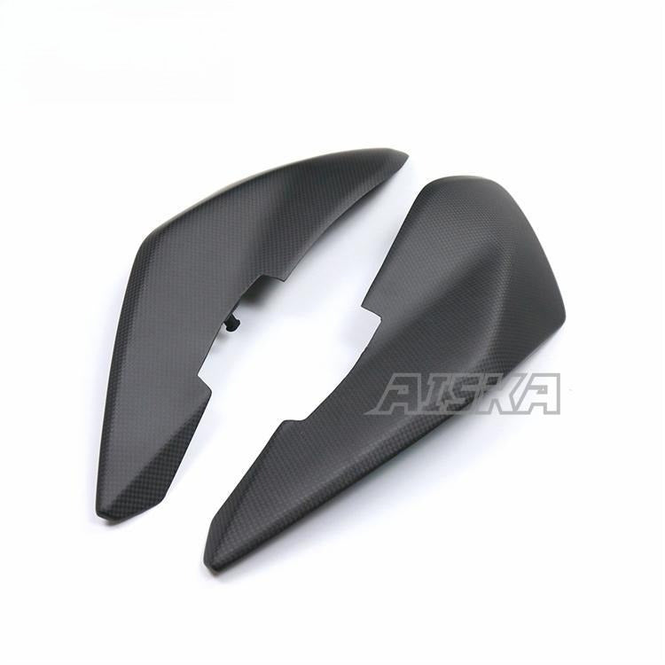 AISKA 3K 3*3 Carbon Fiber Motorcycle Accessories Rear Seat With Armrest Side Panel  for Ducati Hypermotard 950 2019+