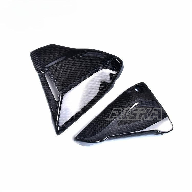 AISKA Motorcycle Accessories Dry Carbon Fiber Side Panel Side Battery Cover for BMW R1200GS 2013-2018