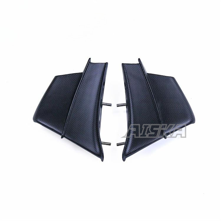 AISKA 100% Dry Carbon Fiber Motorcycle Accessories Fixed Wind Wing Fairing for  Ducati Panigale Streetfight V4 V4S V4R 2018-2024