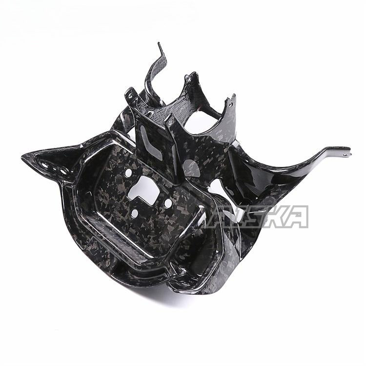 AISKA 100% Pure Carbon Fiber Motorcycle Dashboard Bracket Front Holder Fairing Kits for BMW M1000RR 2023-2024