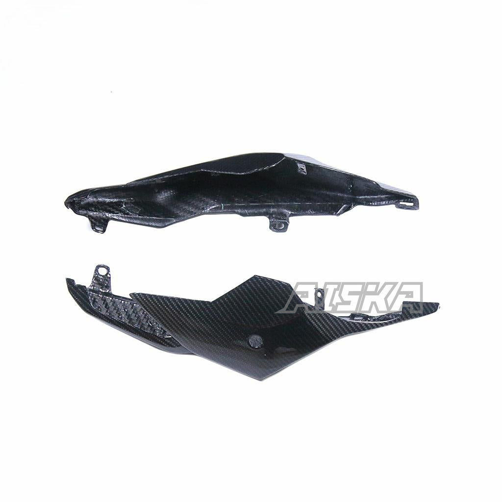 AISKA Dry Carbon Fiber Rear Tail Passenger Seat Side Panels Fairing Cowl 2019+ for Honda CB650R CBR650R Motorcycle Fairing
