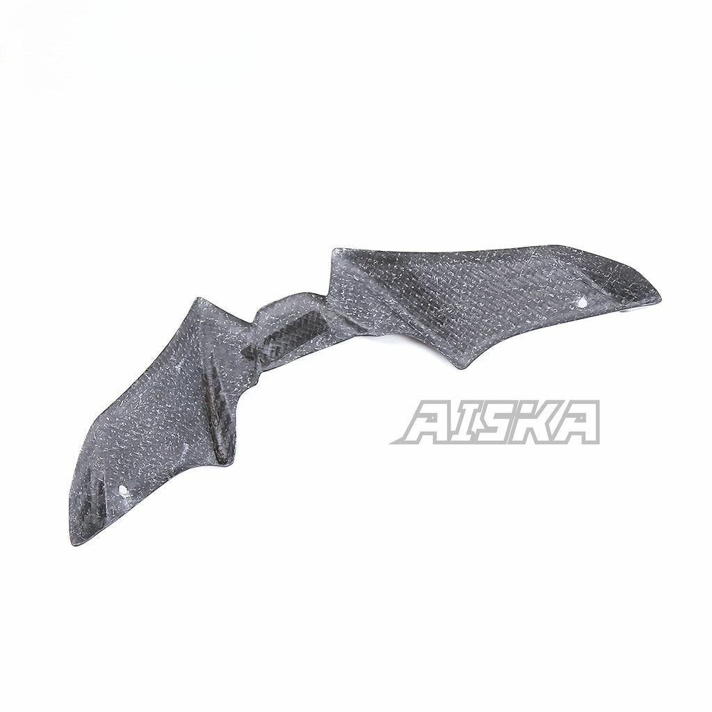 AISKA Motorcycle Carbon Fiber Front Beak Extension Cover Wing Spoiler for Yamaha MT09 FZ09 2021-2023