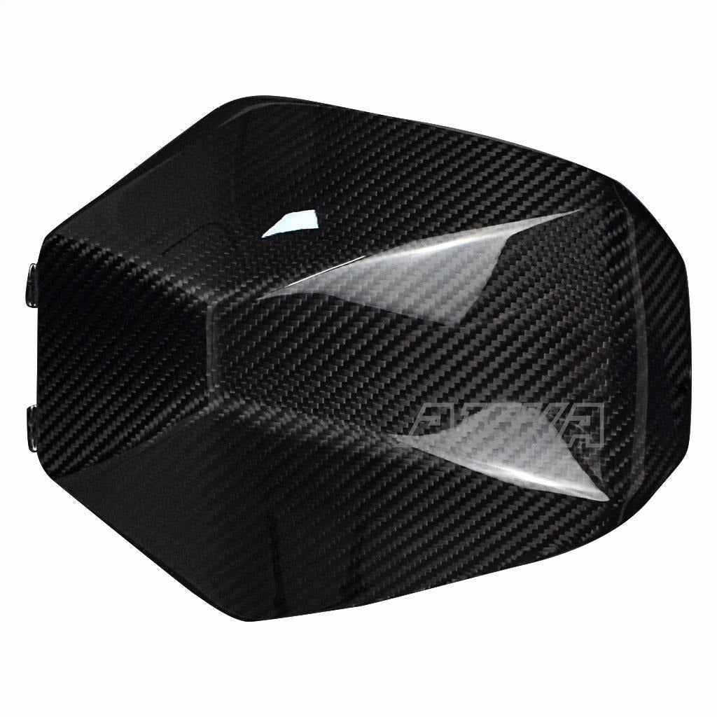 AISKA 3K Full Dry Carbon Fiber Motorcycle Accessories Fuel Tank Lid Cover for Honda XADV 750 2017 2018 2019
