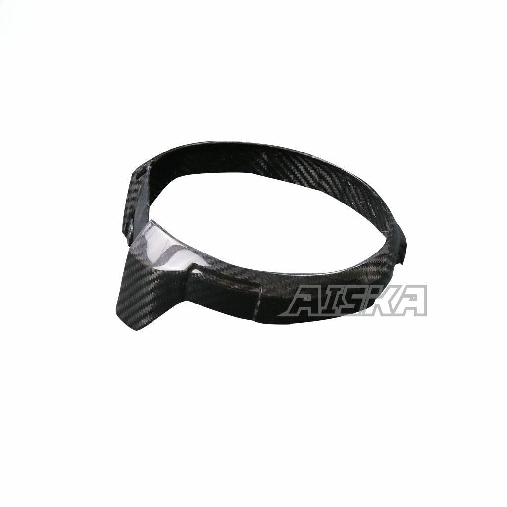 AISKA Motorcycle 3K Dry Carbon Fiber Front Headlamp Headlight Ring Cover Trim for Honda CB650F CBR650F 2014 2015 2016 2017 2018