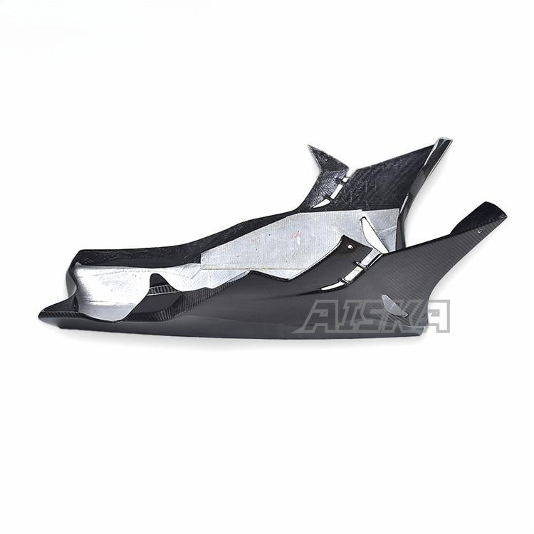 AISKA Motorcycle Accessories Twill Weave 100% Carbon Fiber Lower Bottom Belly Pan Panel Cowl Fairing for BMW S1000RR 2015-2018