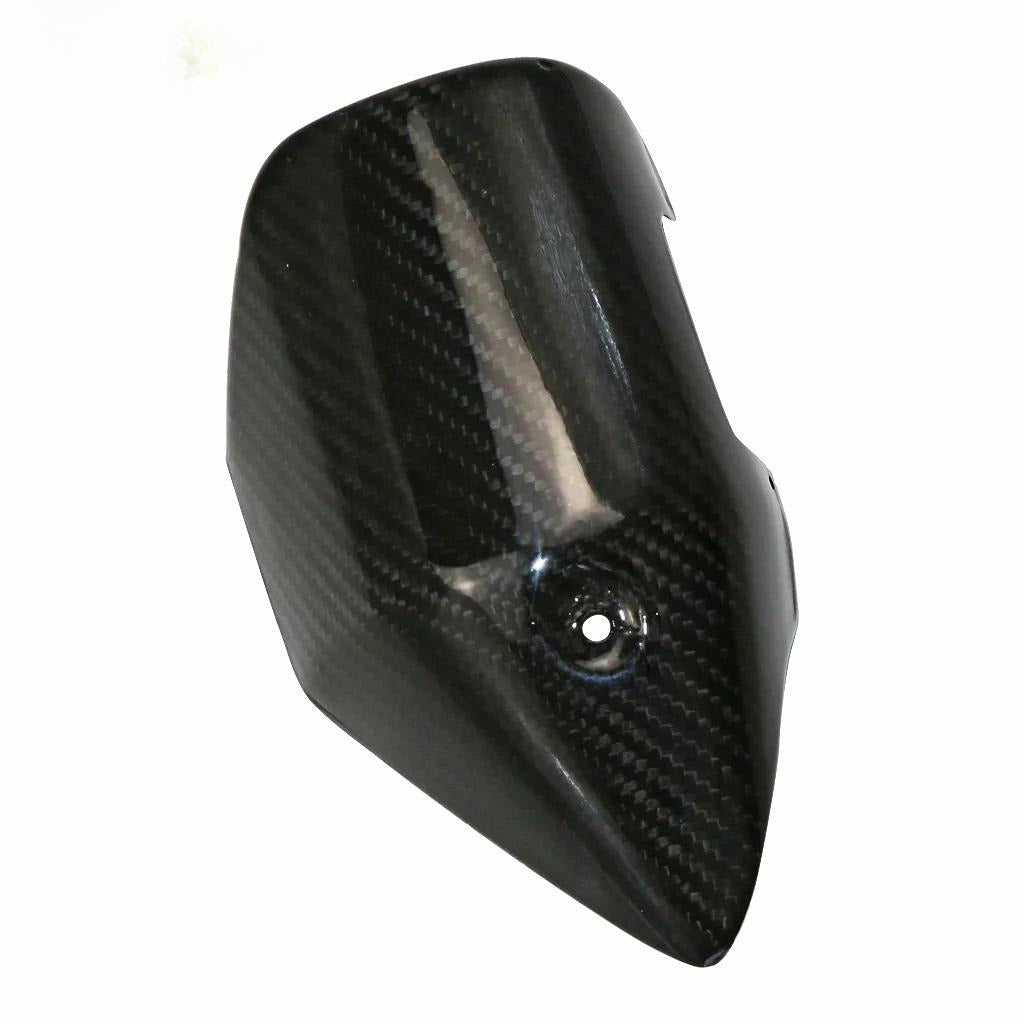 AISKA 100% 3K Dry Carbon Fiber Motorcycle Exhaust Muffler Pipe Heat Shield Guard Cover for Yamaha MT10 FZ10 2016-2021 2018 2019