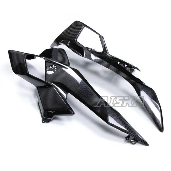 AISKA 100% 3K Full Carbon Fiber Motorcycle Front Upper Side Panel Fairing for BMW S1000RR 2025