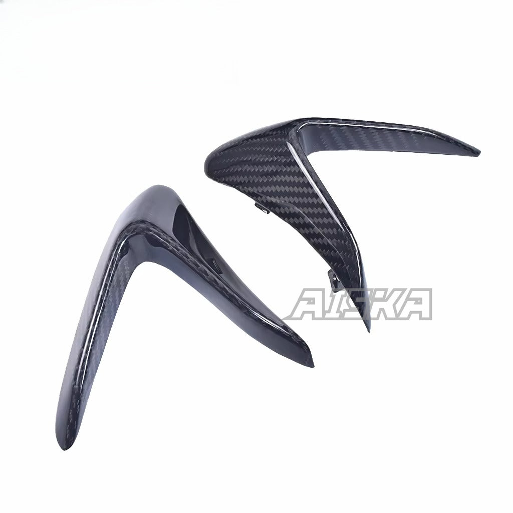 AISKA  3K 3*3 Carbon Fiber Motorcycle Accessories Body Front Side Panel for Aprilia RSV4  2021+