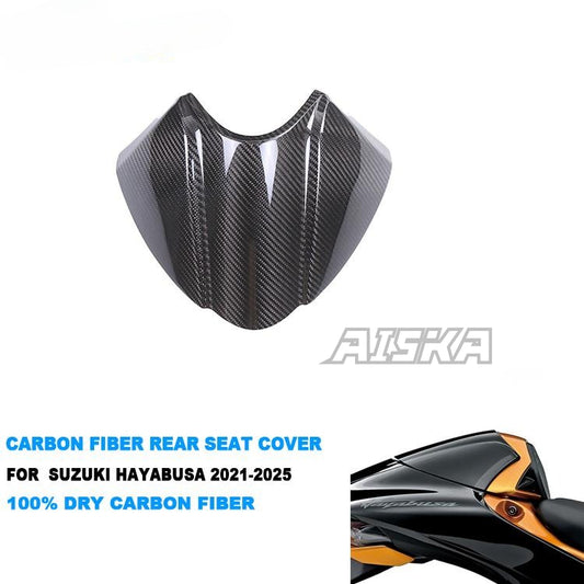 AISKA 100% 3K Carbon Fiber Motorcycle Rear Seat Fairing Cover for Suzuki GSX1300 R Hayabusa Gen3 2021-2025