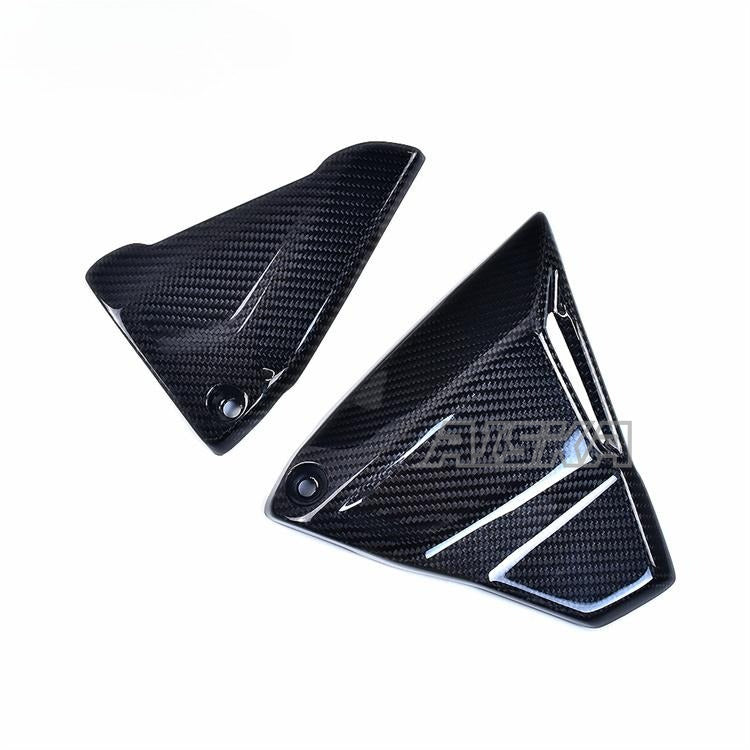 AISKA Motorcycle Accessories Dry Carbon Fiber Side Panel Side Battery Cover for BMW R1200GS 2013-2018